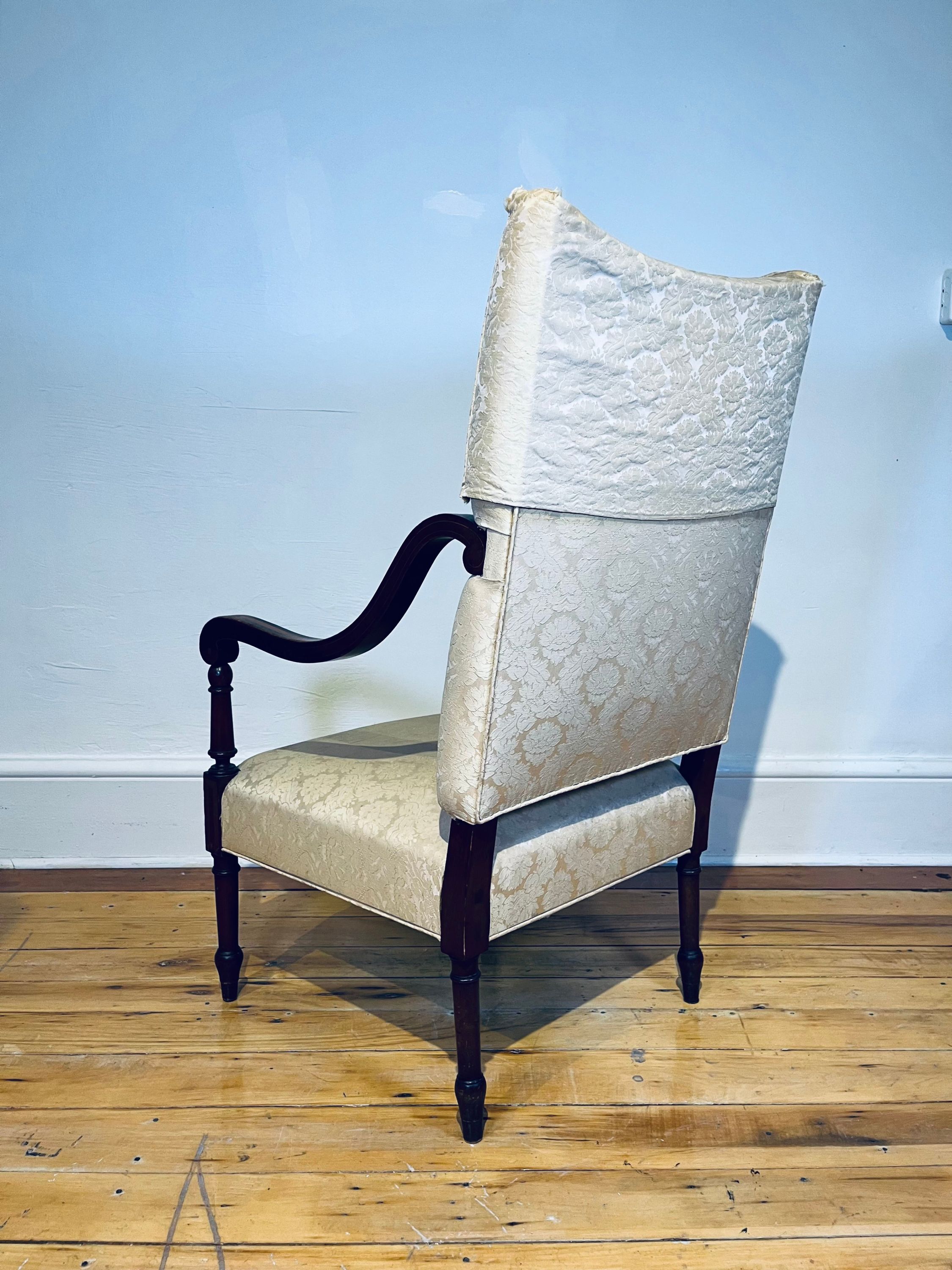 Mid-Century Traditional Revival Arm Chair - Image 2