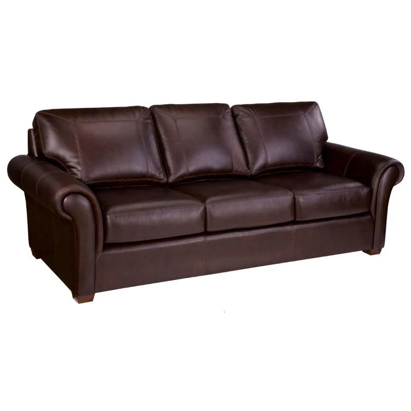 Leather Craft Maria C Stationary Leather Sofa Maria C Sofa - Image 1
