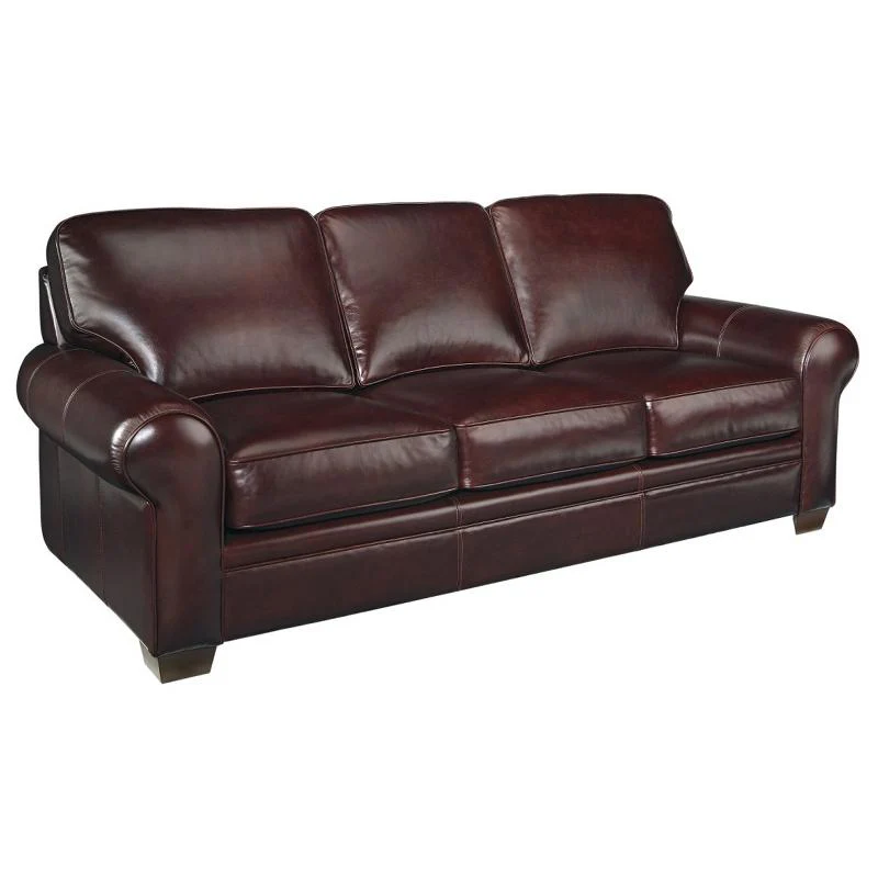 Leather Craft Woodbridge Stationary Leather Sofa Woodbridge Sofa - Image 1