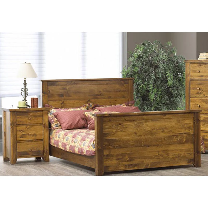 Vokes Furniture Rough Sawn Queen Panel Bed 850-1960-2 - Image 2