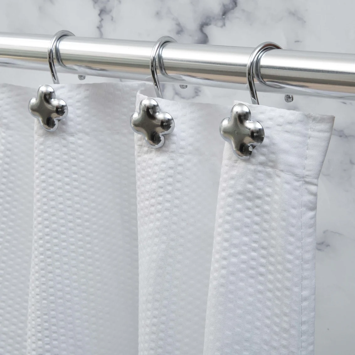 Shower Curtain Hooks Traverse - Chrome - Image 2
