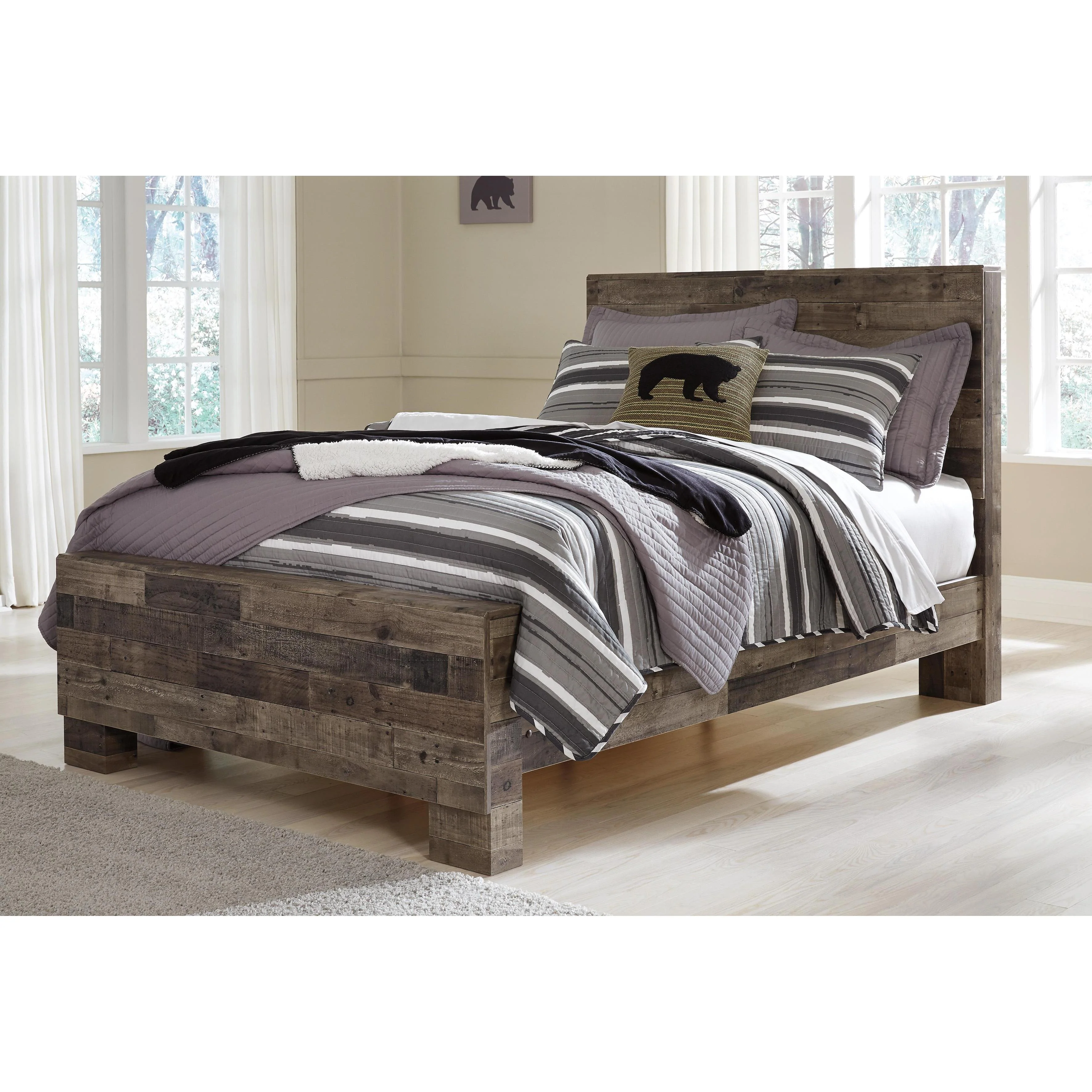Benchcraft Derekson B200 6 pc Full Panel Bedroom Set - Image 2