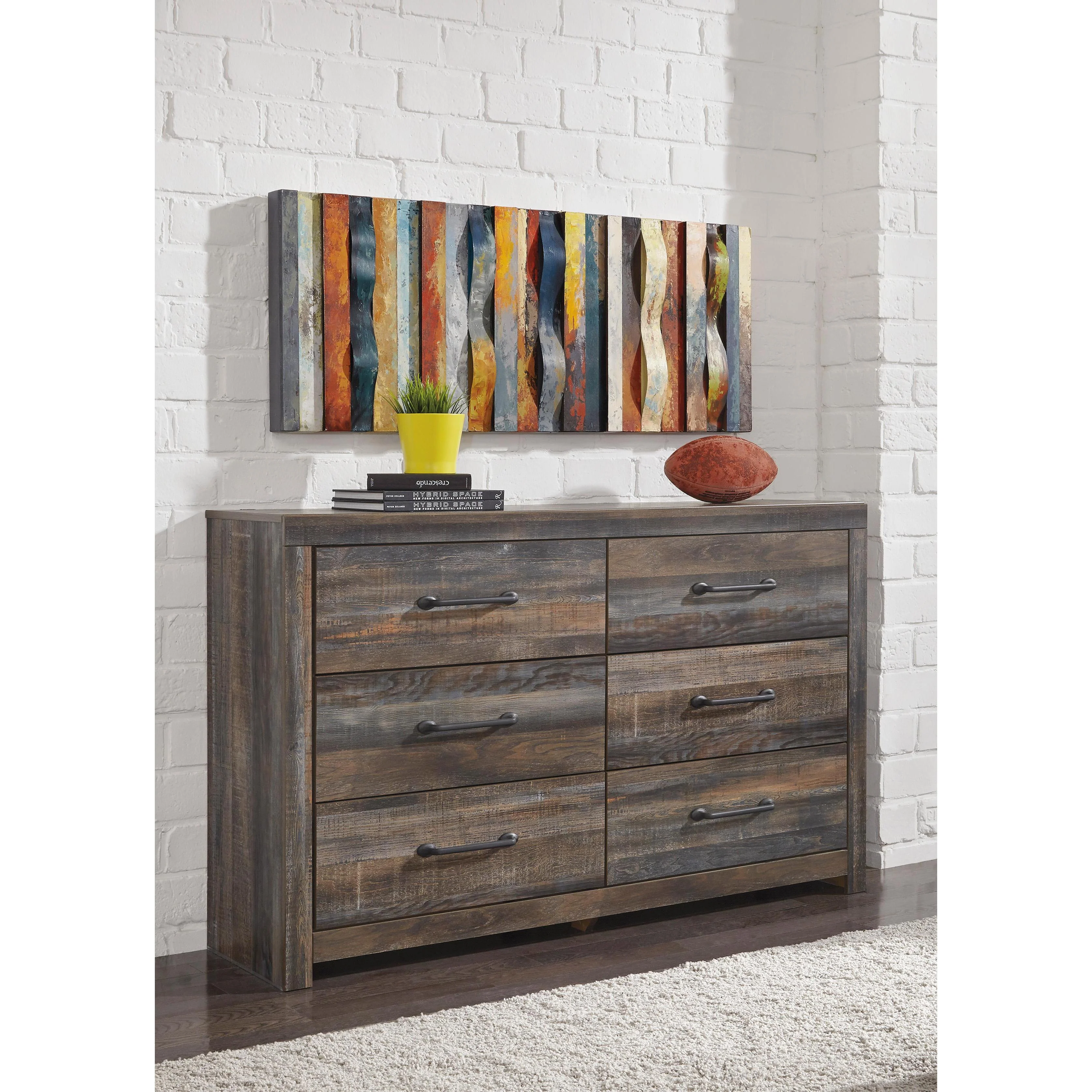 Signature Design by Ashley Drystan B211 6 pc Twin Panel Bedroom Set - Image 2