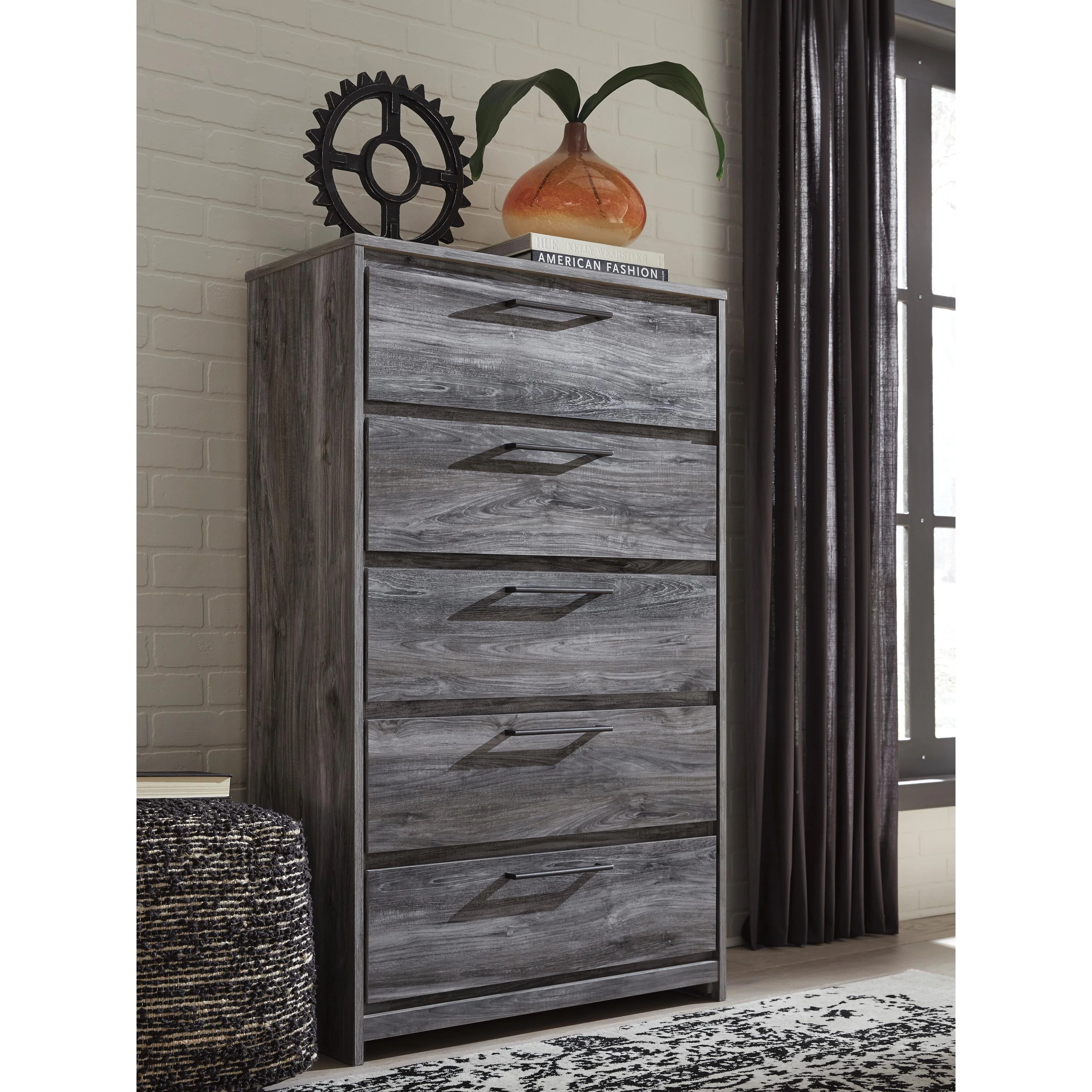 Signature Design by Ashley Baystorm B221 6 pc Twin Panel Bedroom Set - Image 3