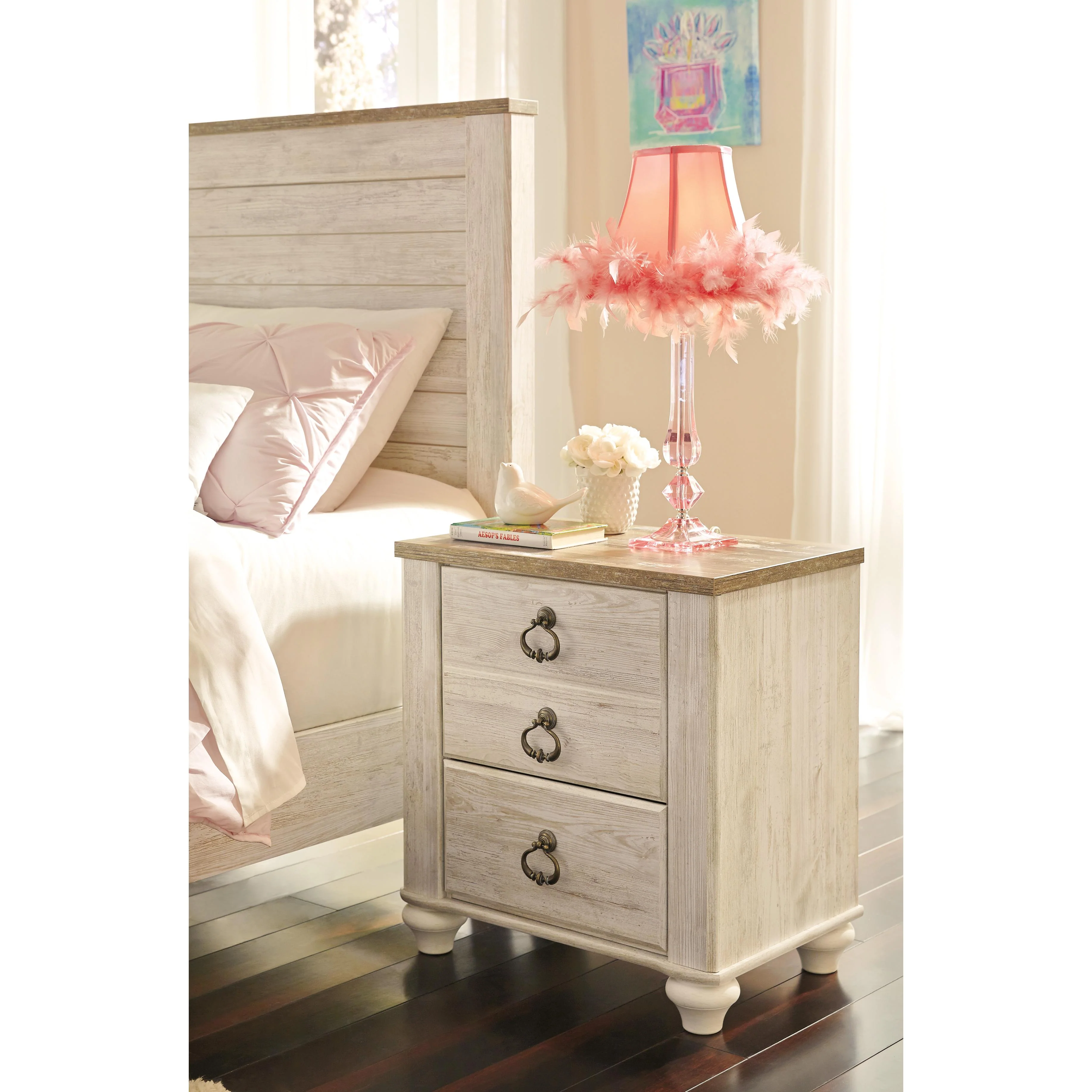Signature Design by Ashley Willowton B267B41 4 pc Full Panel Bedroom Set - Image 3