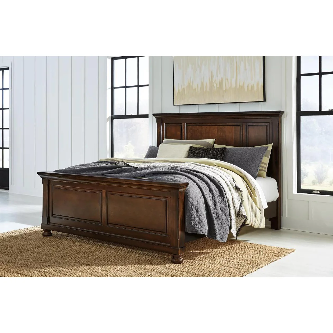 Millennium Porter B697B29 6 pc Queen Panel Bedroom Set - Image 2