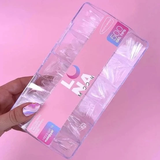 GEL TIPS STILETTO MEDIUM (500PCS) - LUNA™ - Image 2