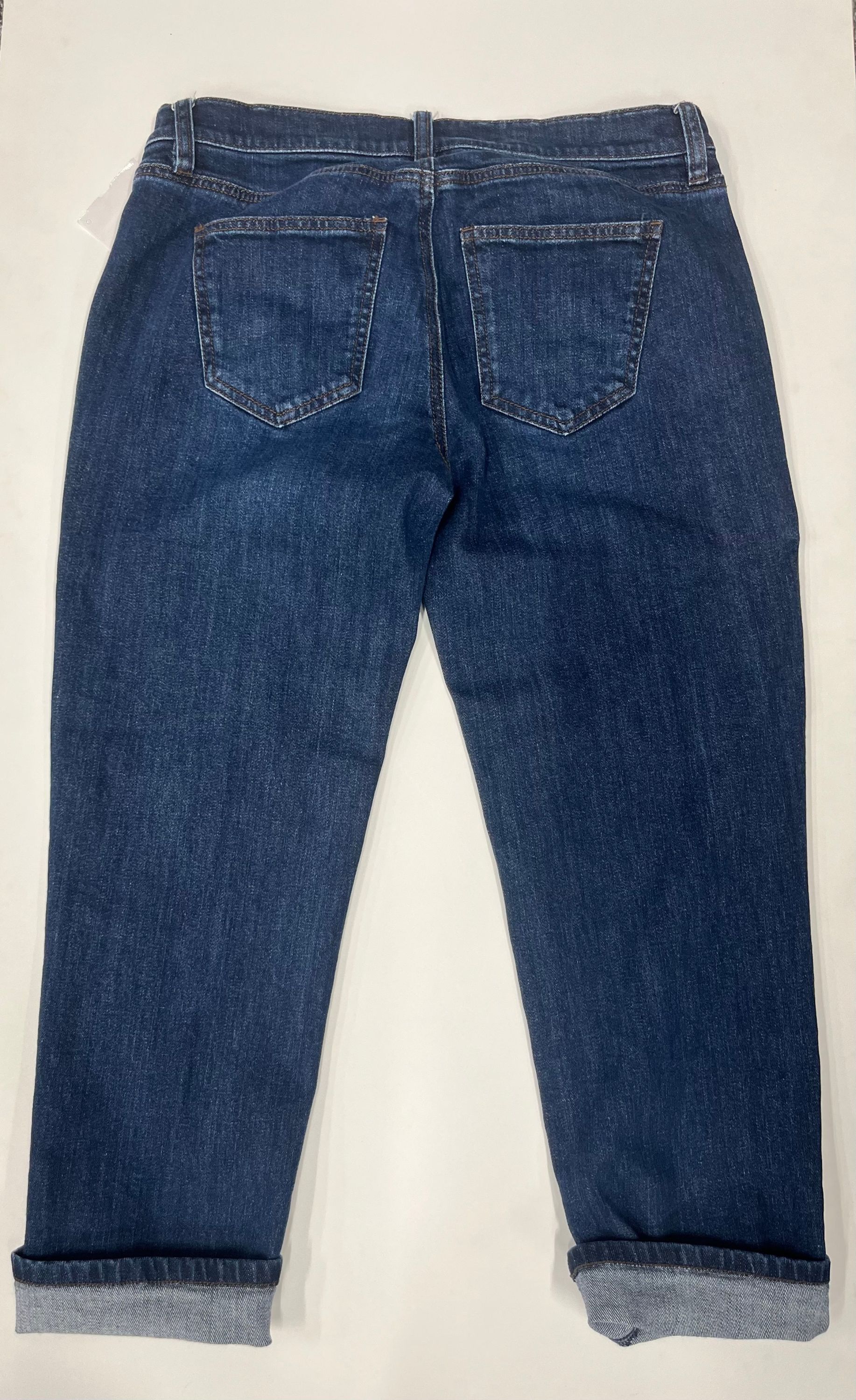 Loft Straight Leg Boyfriend Denim Jeans Blue Size 4 - Image 2