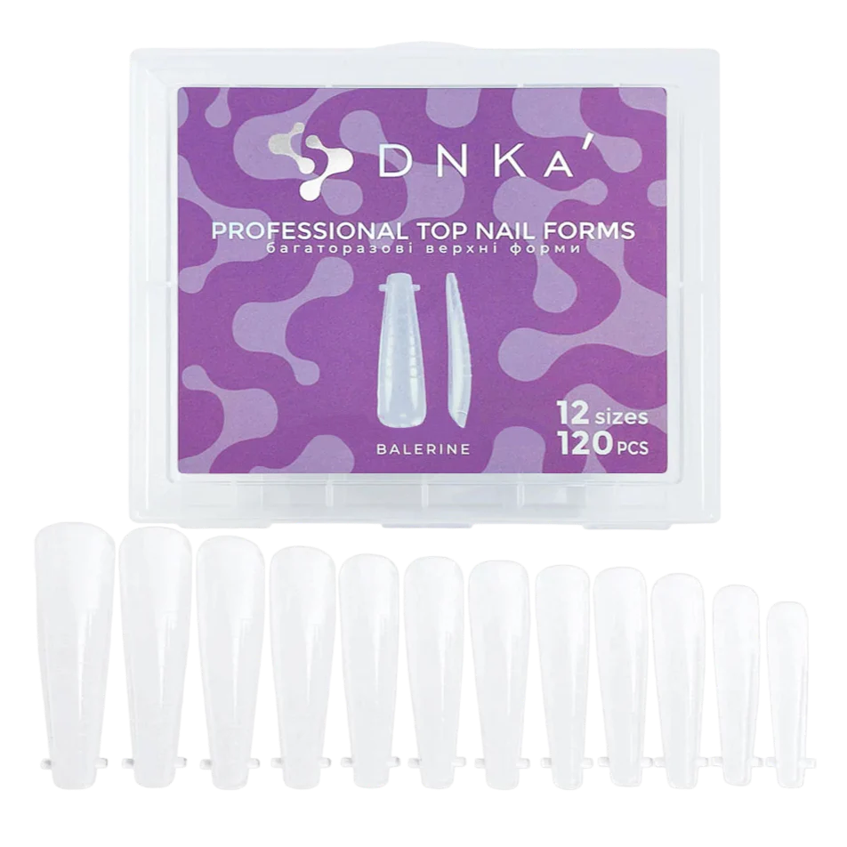 TOP NAIL FORMS BALLERINA(UPPER FORM) 120PCS – DNKa™