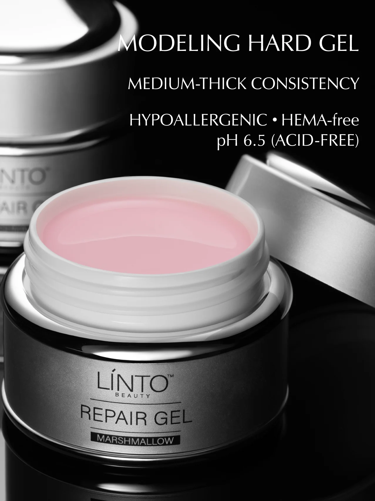 LiNTO - Hard Gel MARSHMALLOW 30ml - Image 3