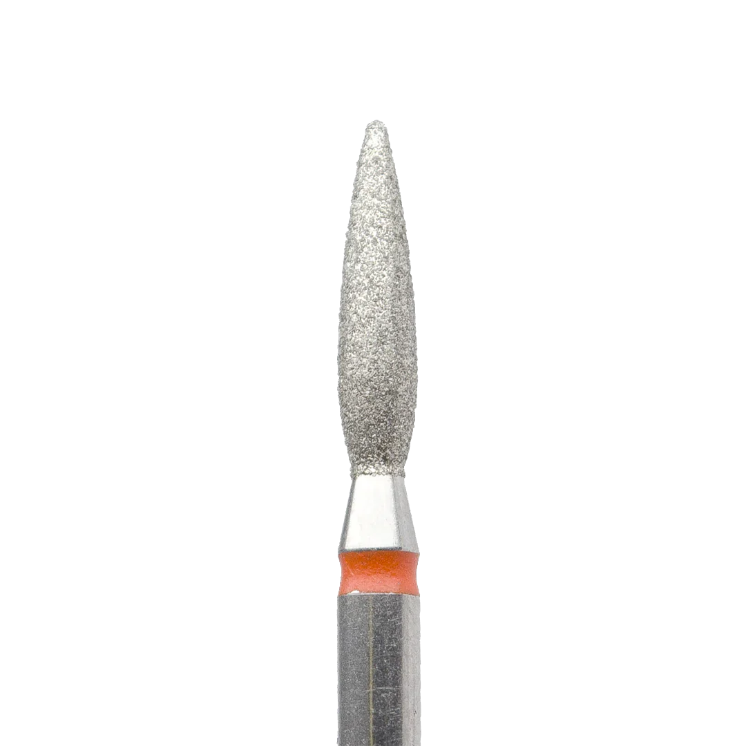 KMIZ - Diamond Nail Drill Bit Red Flame 2.3-10F (#103) - Image 1