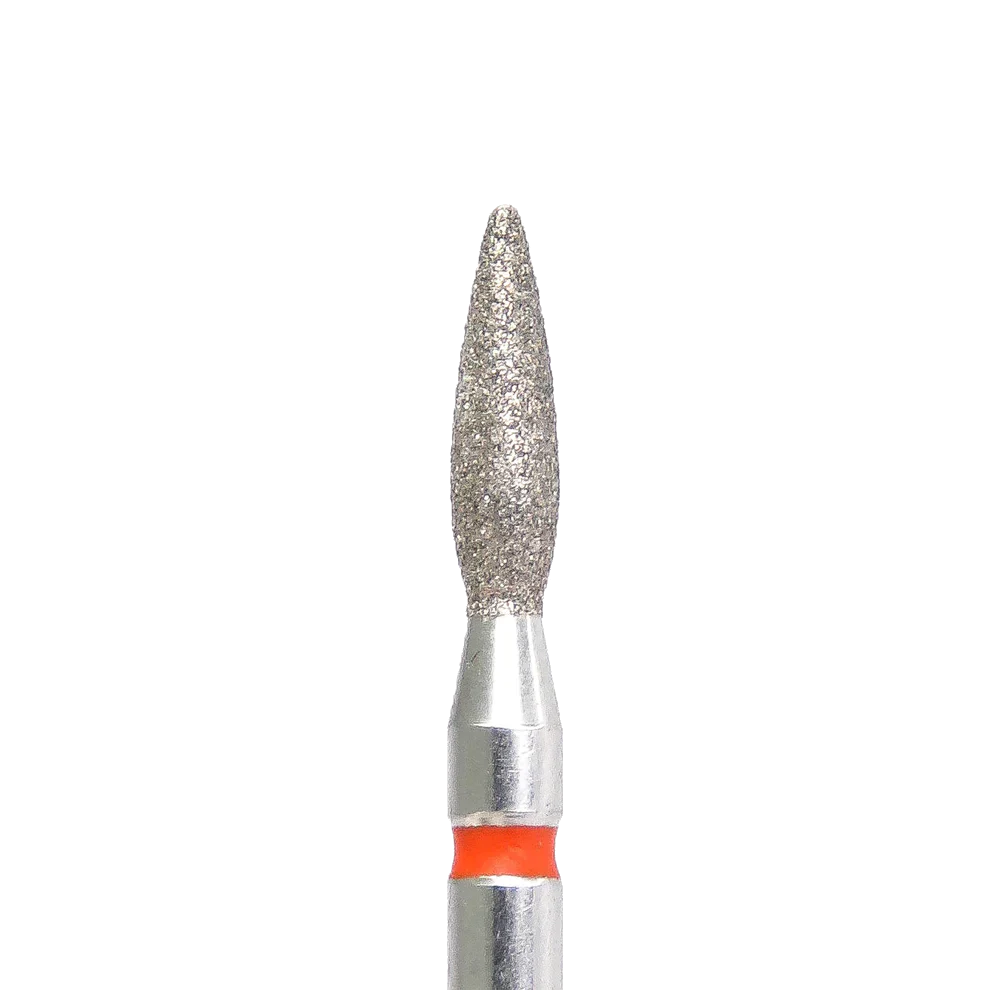 KMIZ - Diamond Nail Drill Bit Red Flame 2.3-8.0F (#102) - Image 1