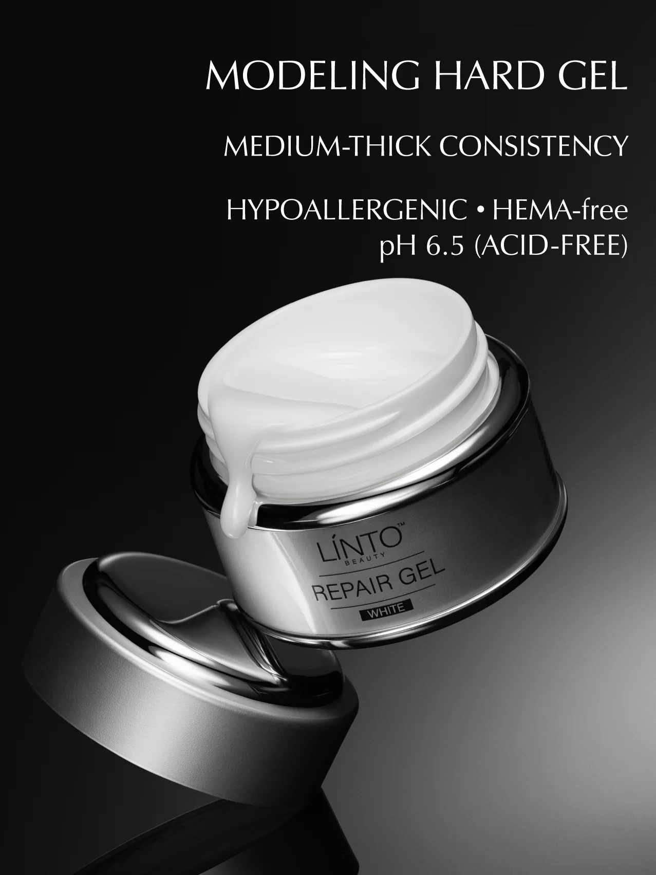 Hard Gel WHITE 15ml / 0,5fl oz - Image 3