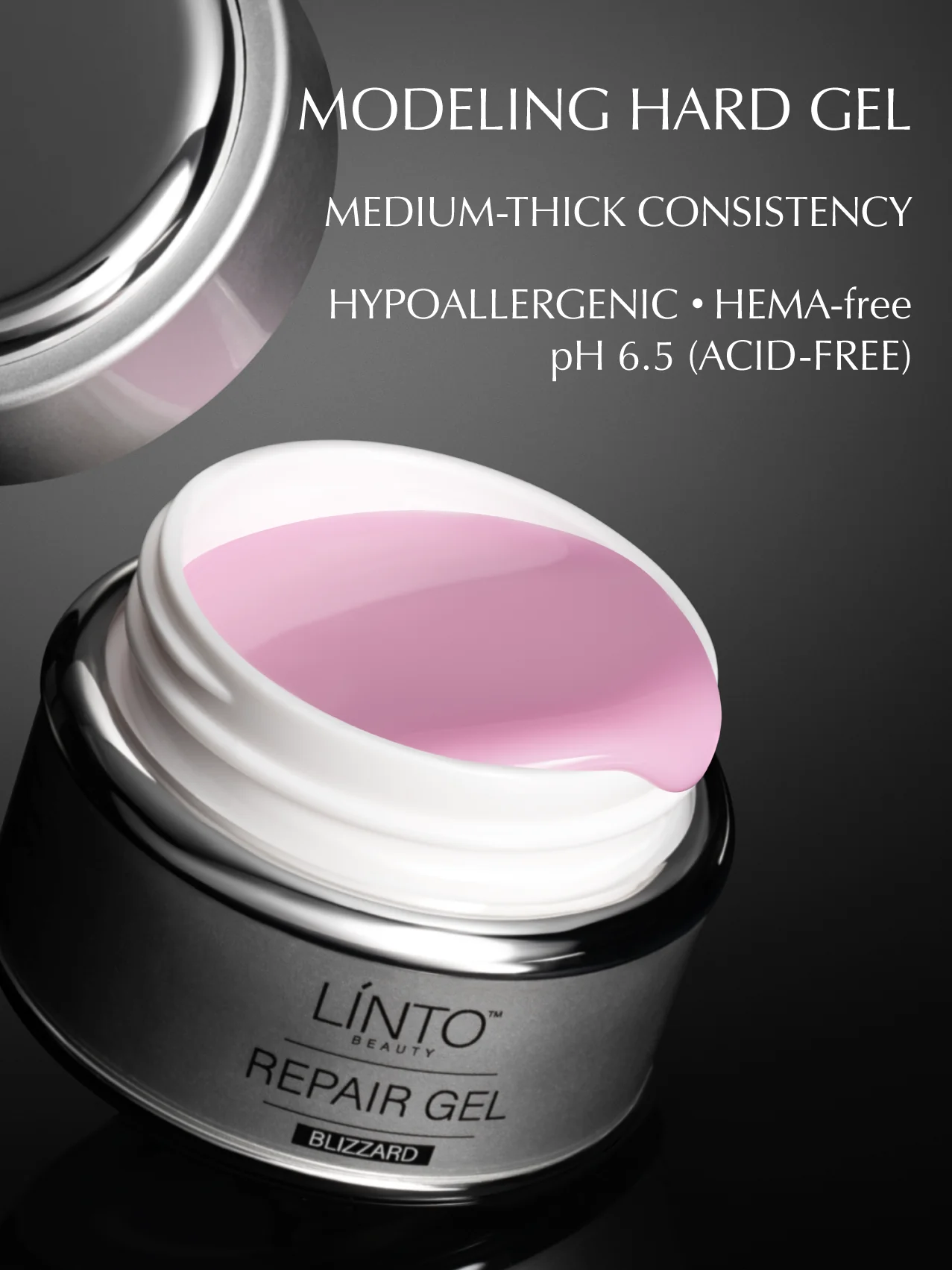 LiNTO - Hard Gel BLIZZARD 30ml / 1,01fl oz - Image 3