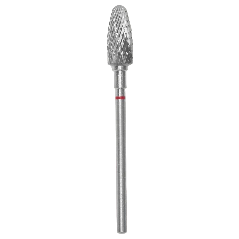 CARBIDE NAIL DRILL BIT, “CORN”, RED, HEAD DIAMETER 6/14MM (FT90R060/14) (№71) – STALEKS™