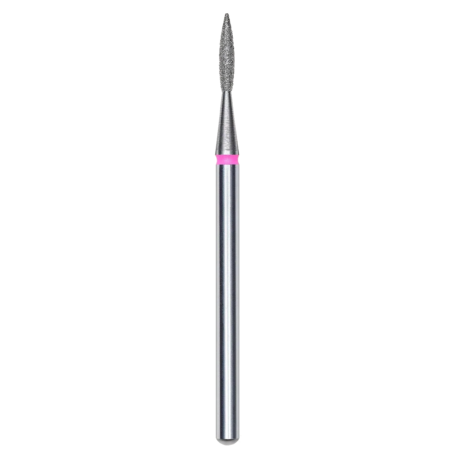 DIAMOND NAIL DRILL BIT, "FLAME", RED, HEAD DIAMETER 1.6/8MM (FA11R016/8) - STALEKS™ - Image 1