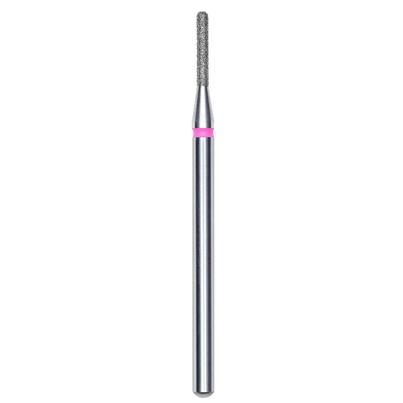 DIAMOND NAIL DRILL BIT, ROUNDED "CYLINDER", RED, HEAD DIAMETER 1.4/8MM (FA30R014/8) - STALEKS™ - Image 1
