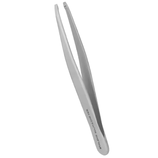 STALEKS BEAUTY & CARE 10 TYPE 2 EYEBROW TWEEZERS STRAIGHT TBC-10/2 - STALEKS™ - Image 2