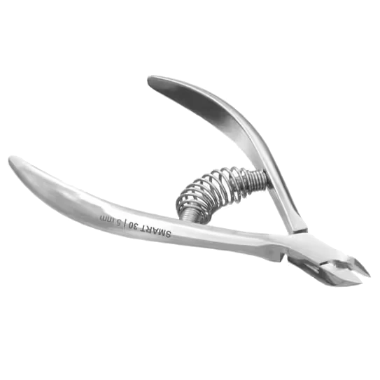 STALEKS Pro Smart 30 Spring Cuticle Nippers 1/2 Jaw 0.2 Inch, 5 mm Ns-30-5 - Image 2