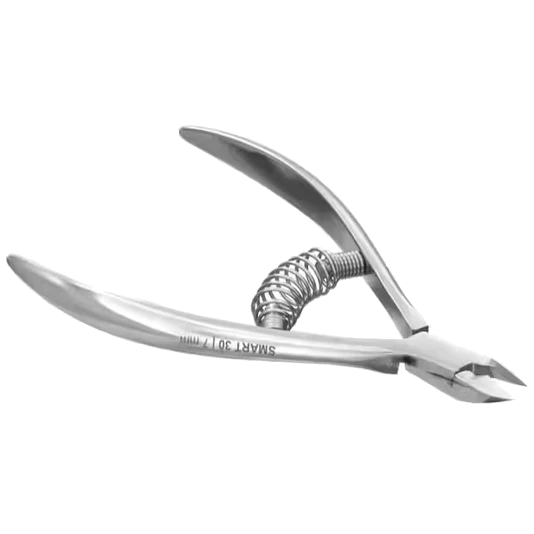 STALEKS Pro Smart 30 Spring Cuticle Nippers Full Jaw 0.27 Inch, 7 mm Ns-30-7 - Image 2
