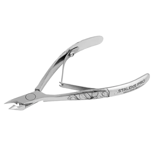 STALEKS Pro Exclusive 20 Professional Cuticle Nippers 5 mm Magnolia Nx-20-5m - Image 2