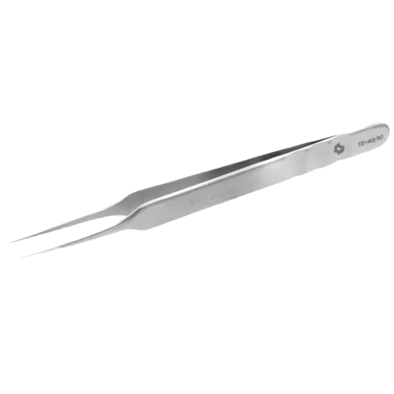 STALEKS PRO EXPERT 40 TYPE 10 EYELASH TWEEZERS STRAIGHT EDGE TE-40/10 - STALEKS™ - Image 2