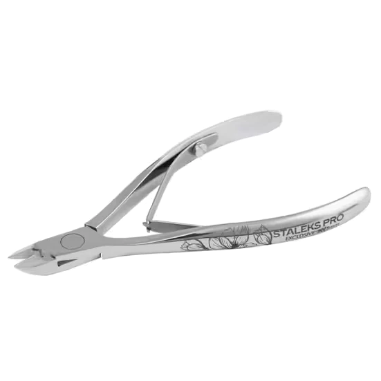 STALEKS Pro Exclusive 20 Professional Cuticle Nippers 8 mm Magnolia Nx-20-8m - Image 2