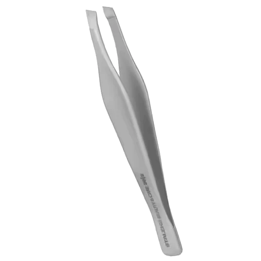 STALEKS BEAUTY & CARE 30 TYPE 3 EYEBROW TWEEZERS WIDE SLANT TBC-30/3- STALEKS™ - Image 3