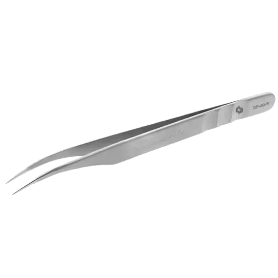 STALEKS PRO EXPERT 40 TYPE 11 EYELASH TWEEZERS CURVED TE-40/11 - STALEKS™ - Image 2