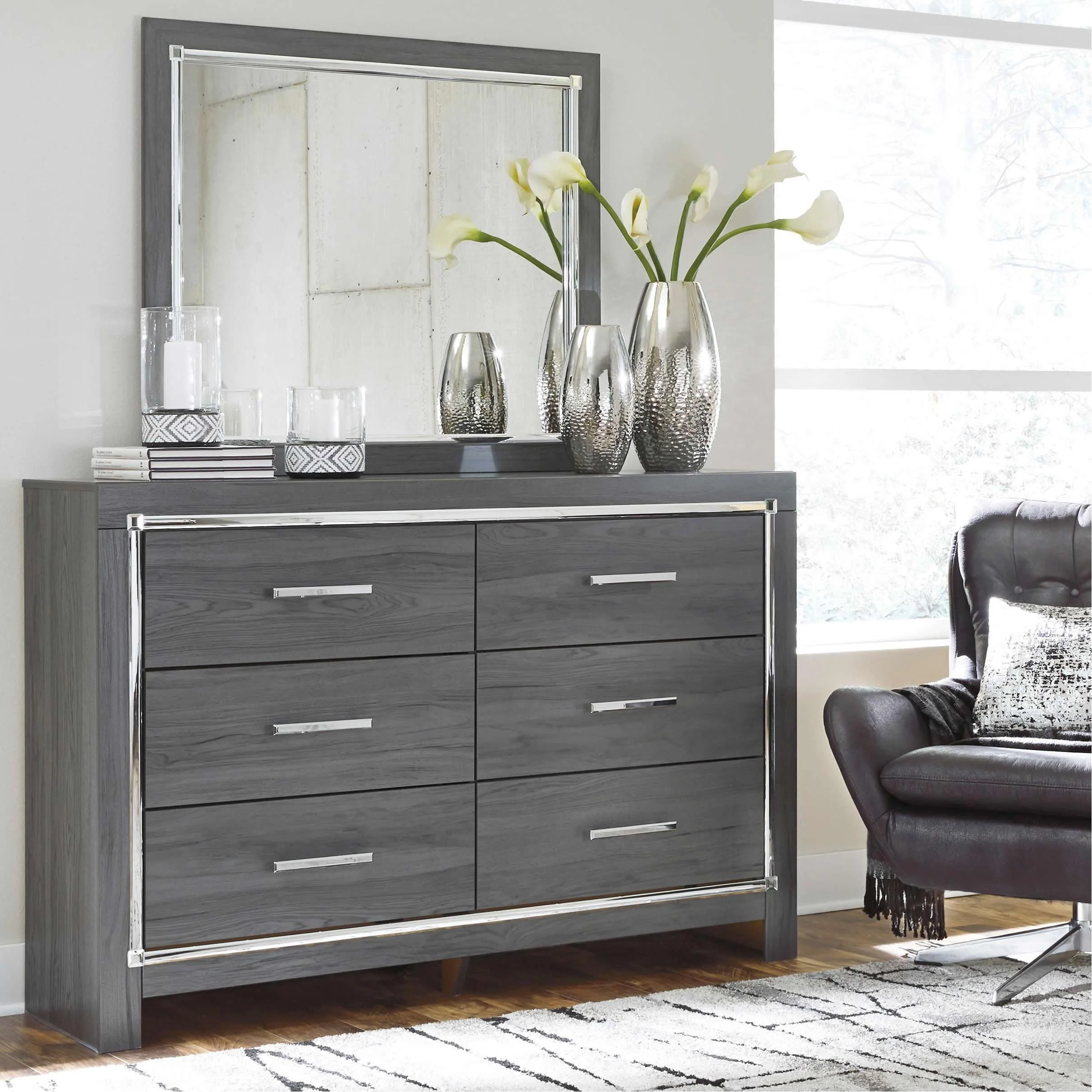 Signature Design by Ashley Lodanna B214B22 6 pc Full Panel Bedroom Set - Image 3