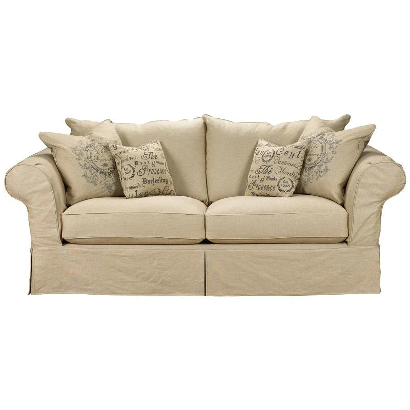 Brentwood Classics Heather Stationary Fabric Sofa 9543-38 - Image 1