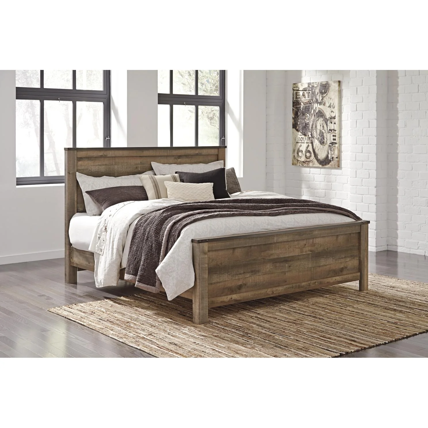 Signature Design by Ashley Trinell King Panel Bed B446-58/B446-56/B446-97 - Image 2