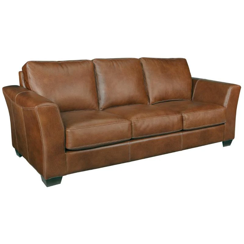 Leather Craft Bayview Stationary Leather Sofa Bayview Sofa - Image 1