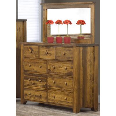 Vokes Furniture Rough Sawn 9-Drawer Dresser Rough Swan 850-422