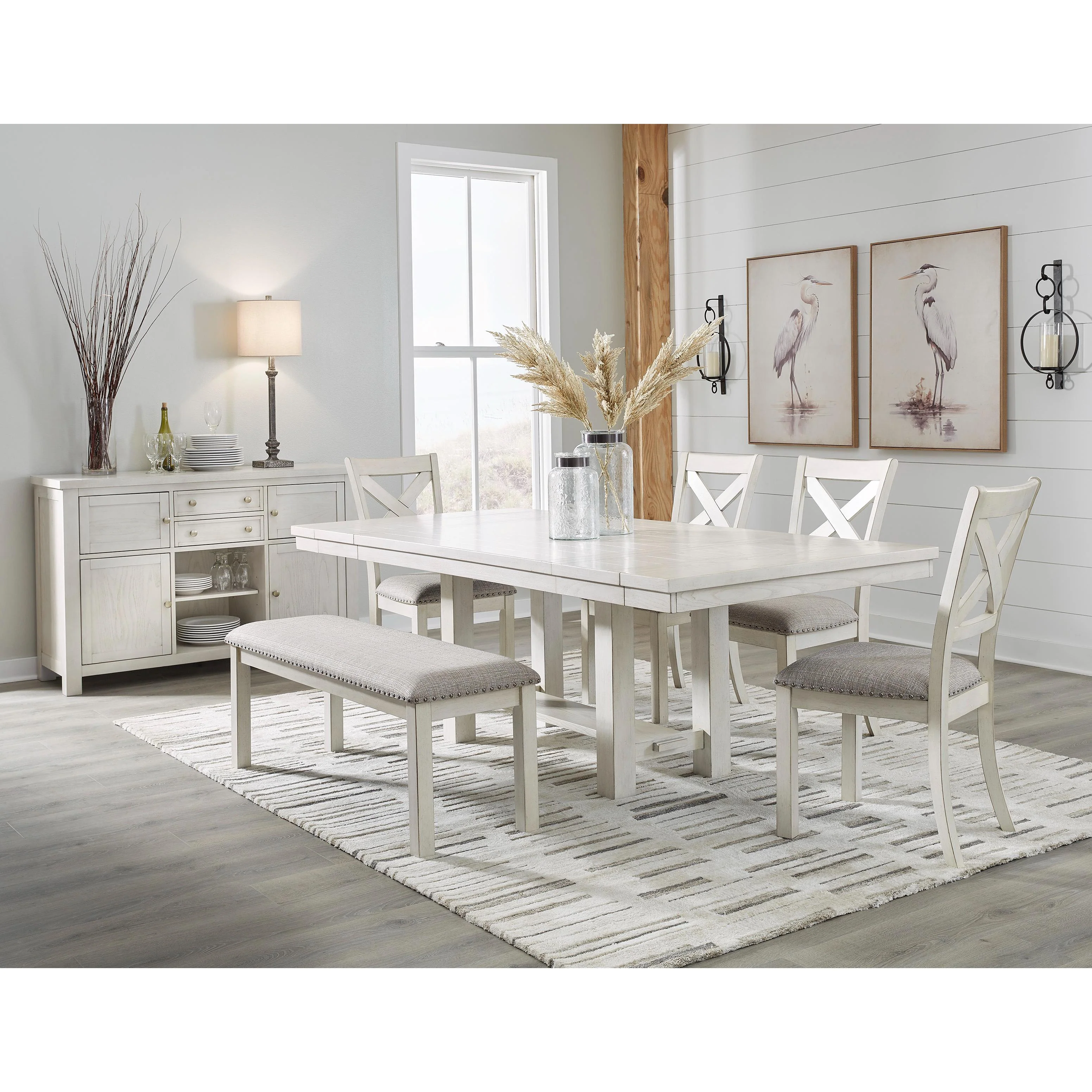 Signature Design by Ashley Robbinsdale D642D4 6 pc Dining Set - Image 1