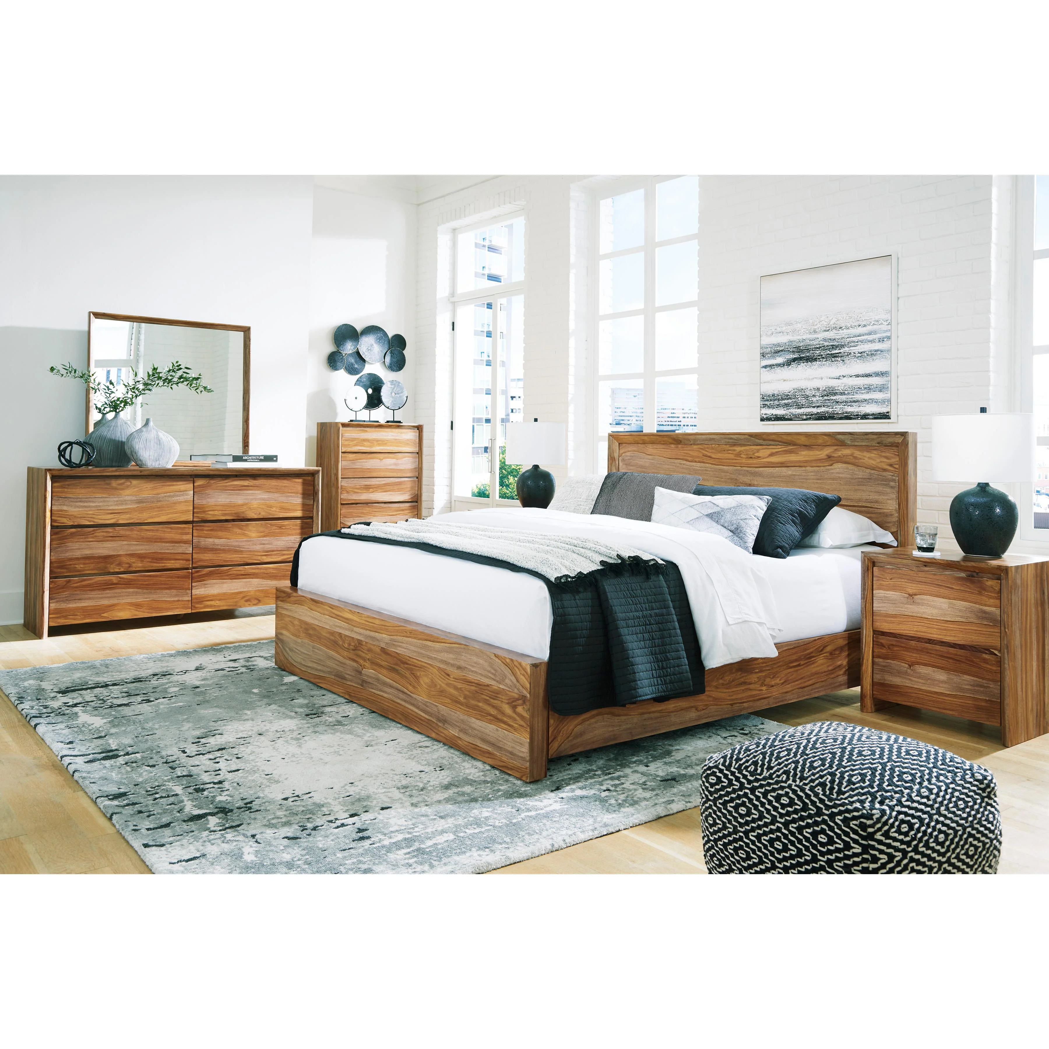 Signature Design by Ashley Dressonni B790 8 pc Queen Panel Bedroom Set - Image 1