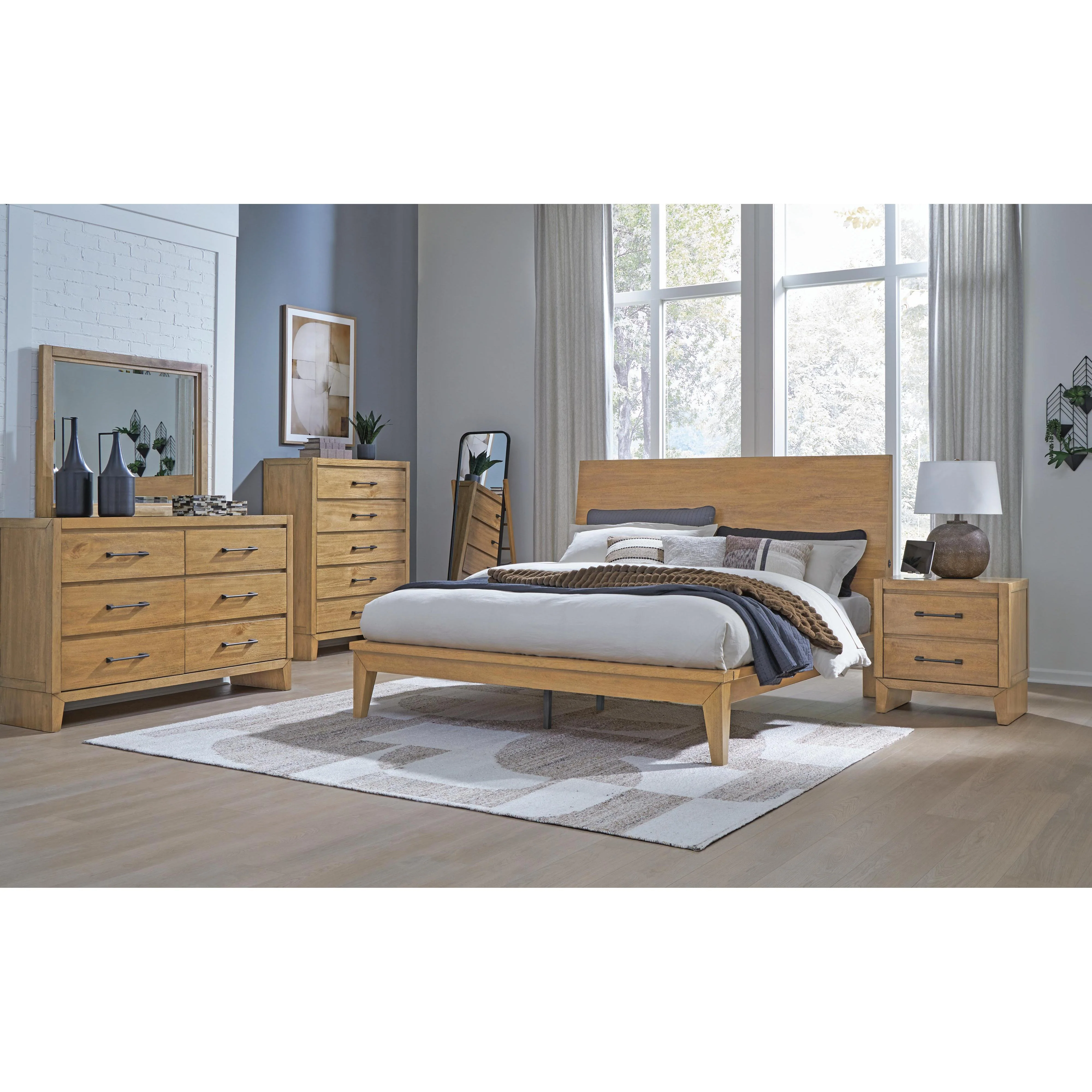 Signature Design by Ashley Sherbana B833 8 pc King Panel Bedroom Set