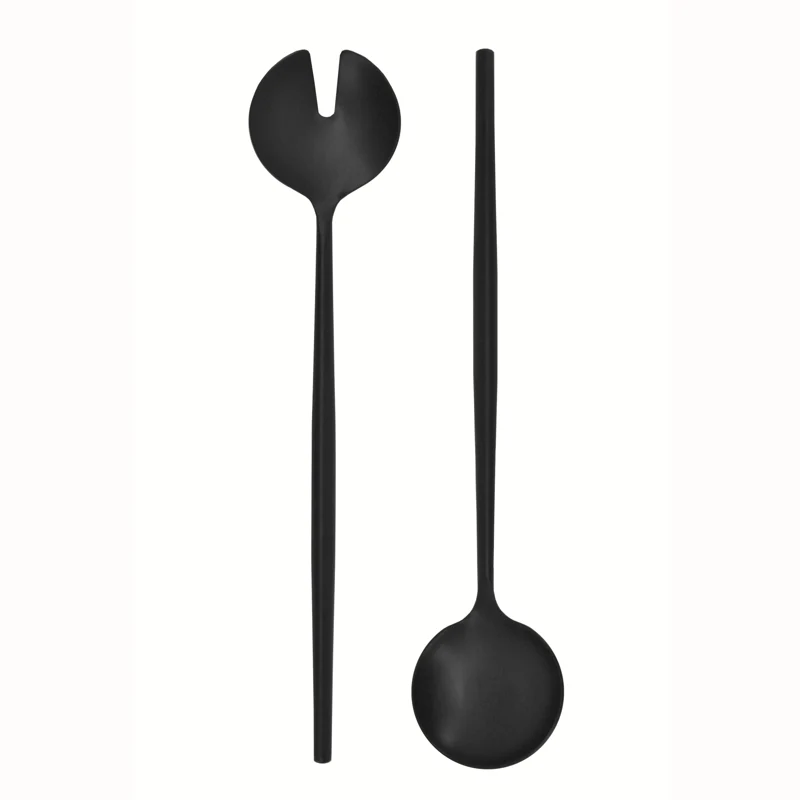 Salad Servers, Black
