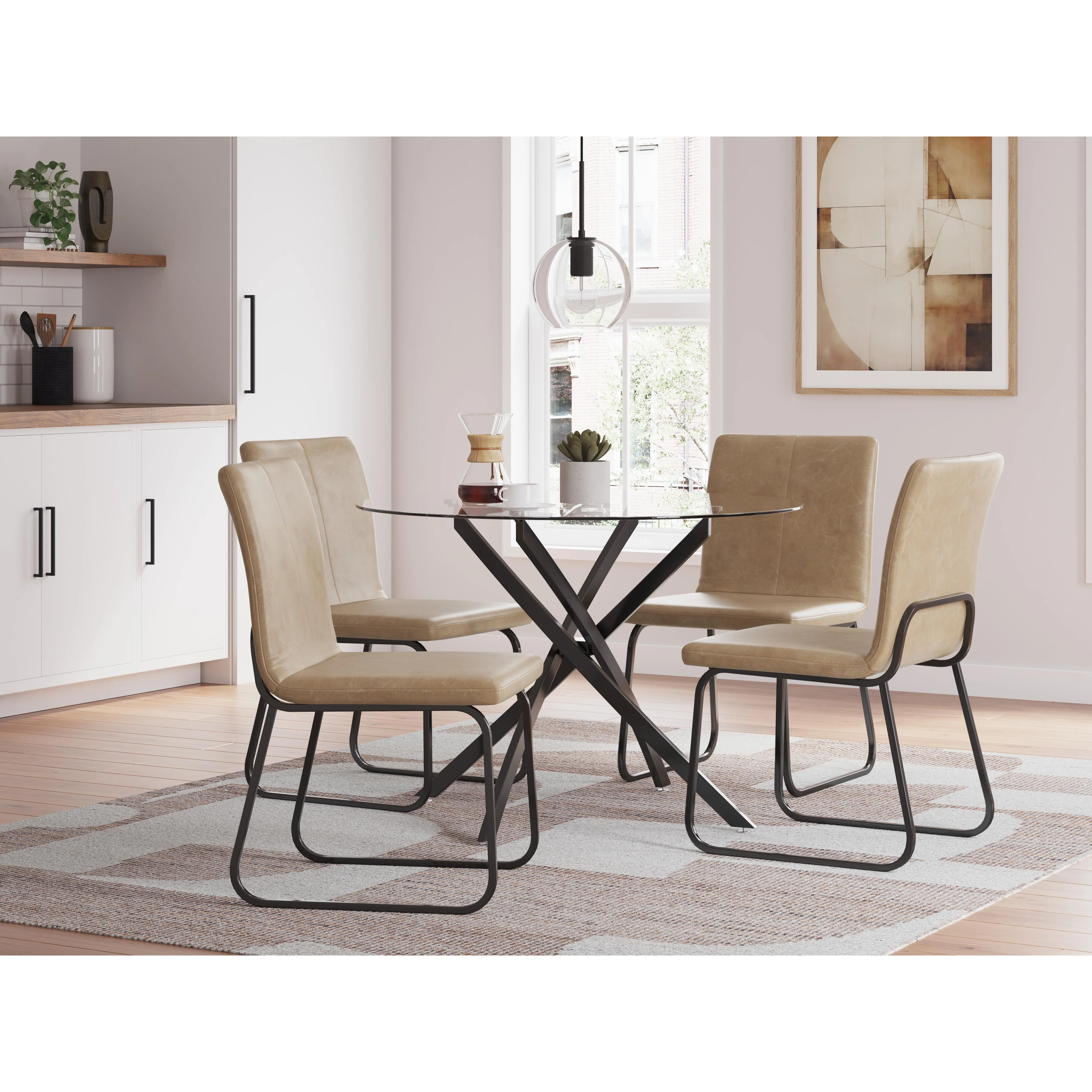 Signature Design by Ashley Pharwynn D446D2 5 pc Dining Set