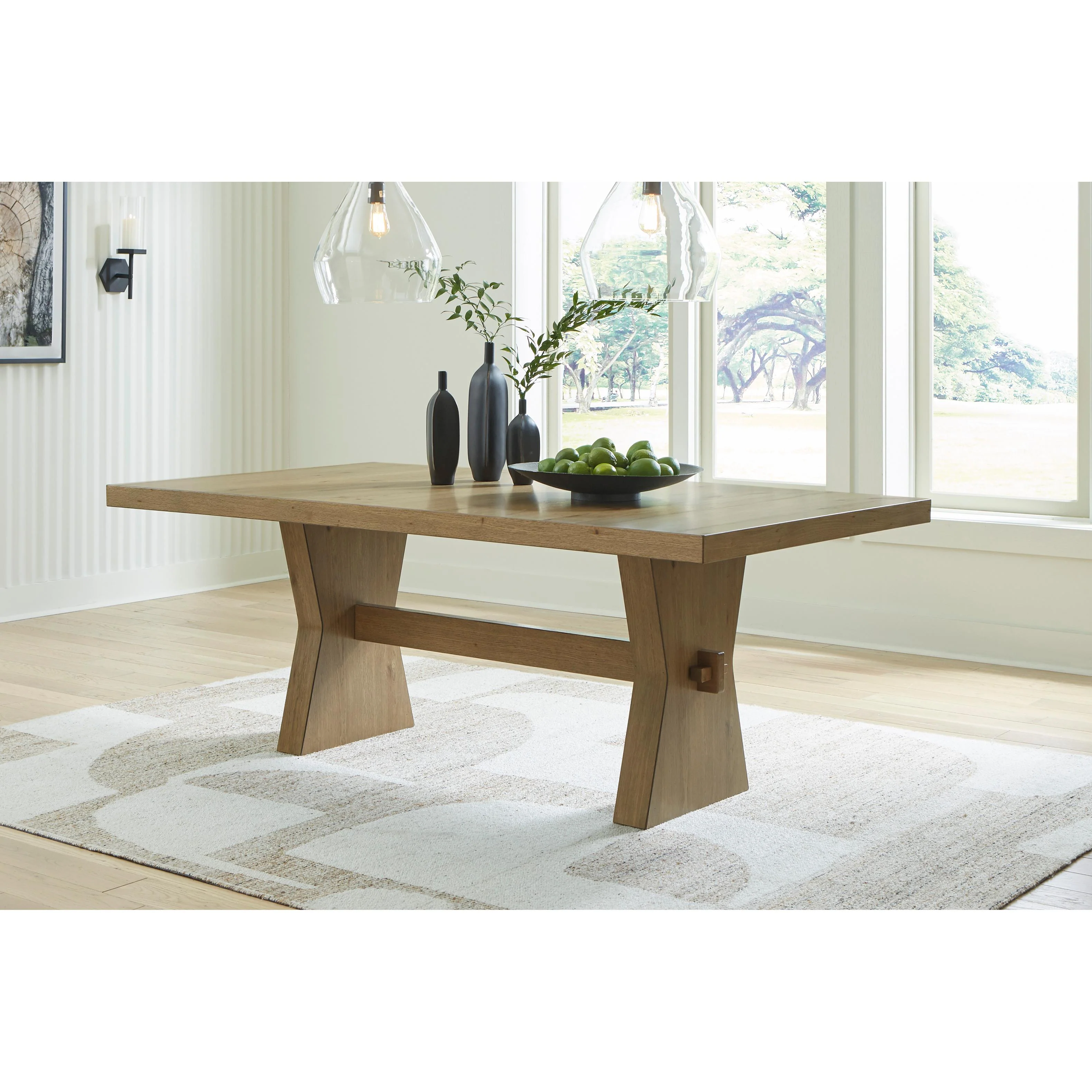 Signature Design by Ashley Galliden D841 7 pc Dining Set - Image 2