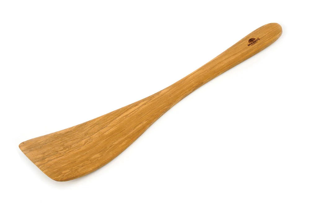 Curved Spatula Large, Olive Wood - Image 1