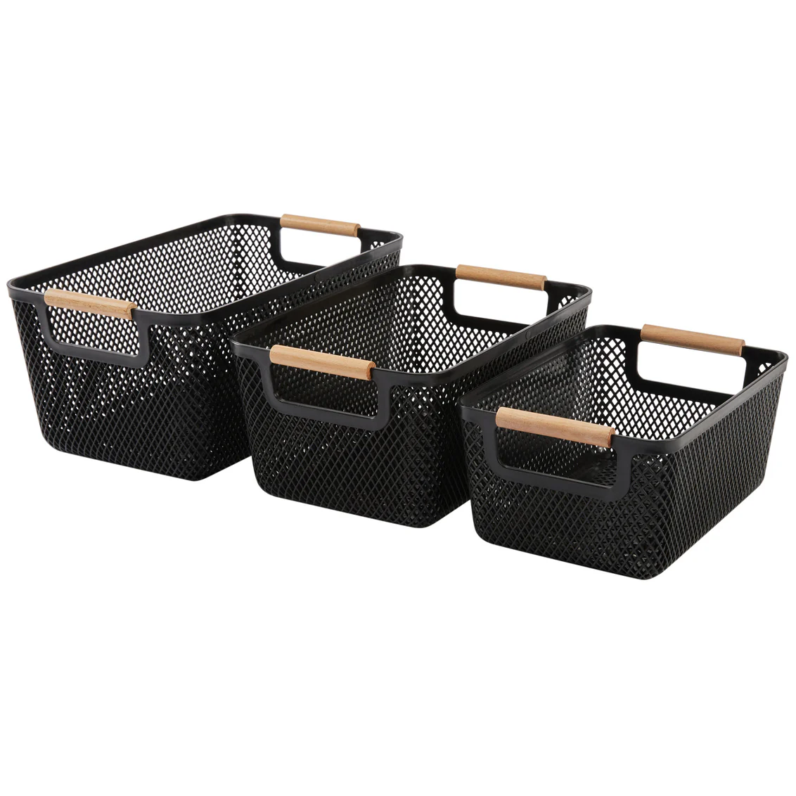 Basket Set, Black Malla - Image 1