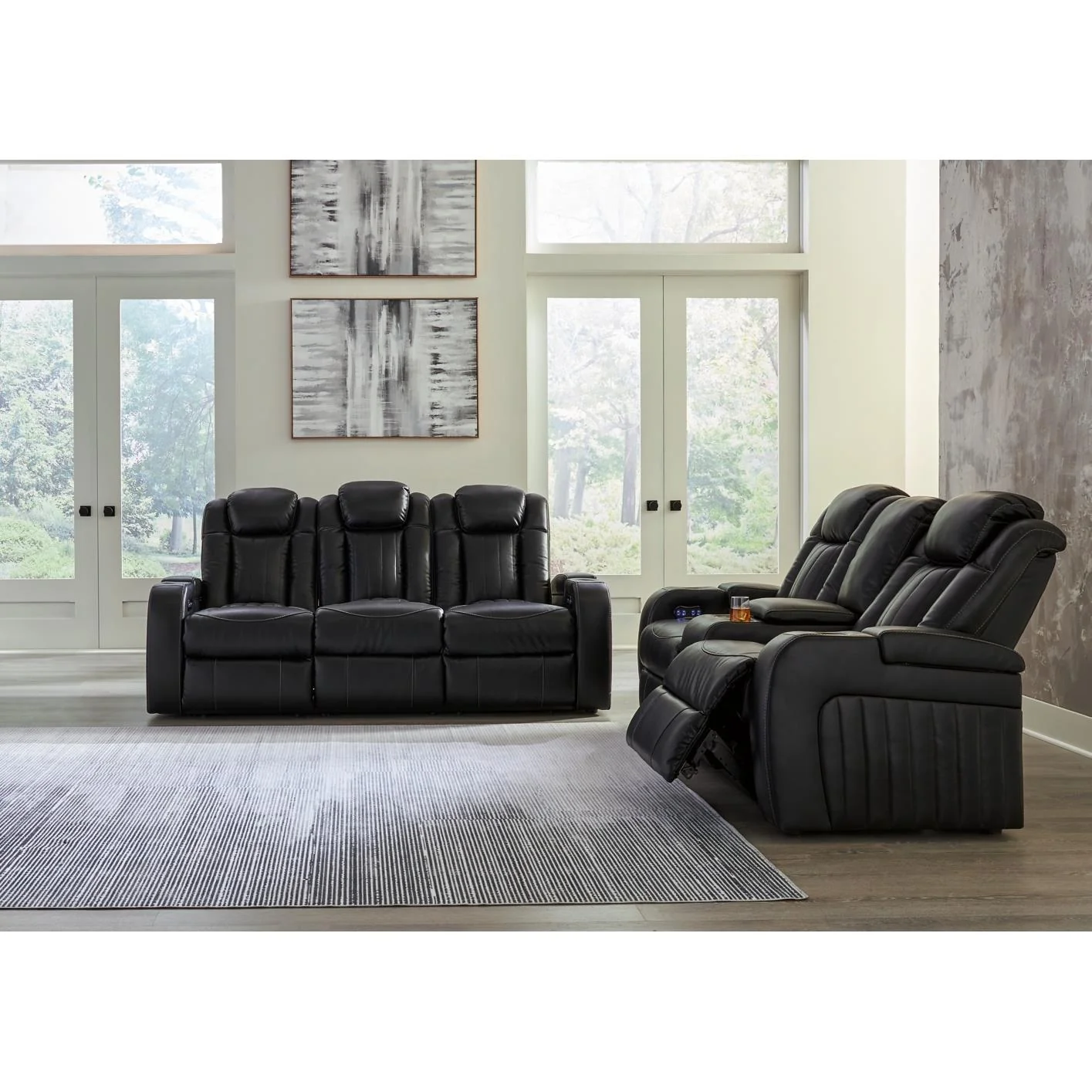 Signature Design by Ashley Caveman 90703U1 2 pc Power Reclining Living Room Set