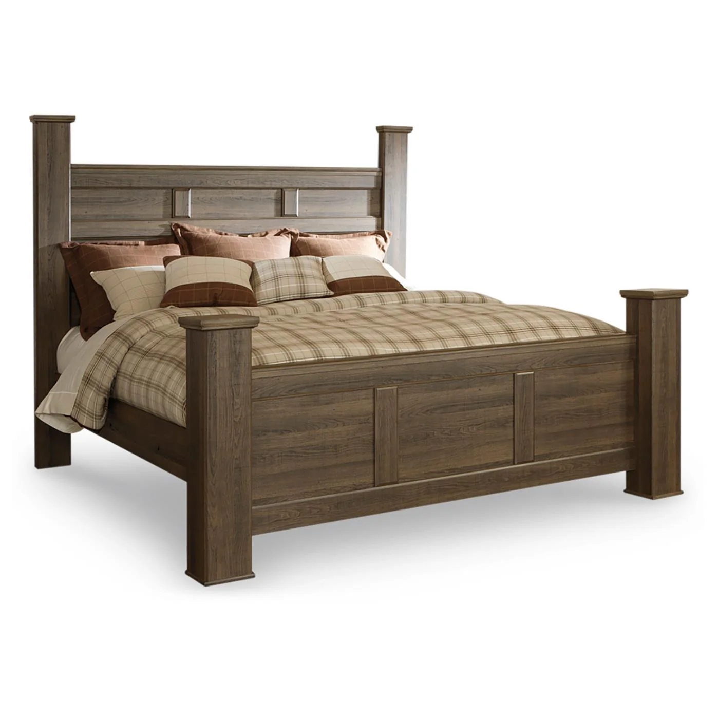 Signature Design by Ashley Juararo B251B25 8 pc California King Poster Bedroom Set - Image 2