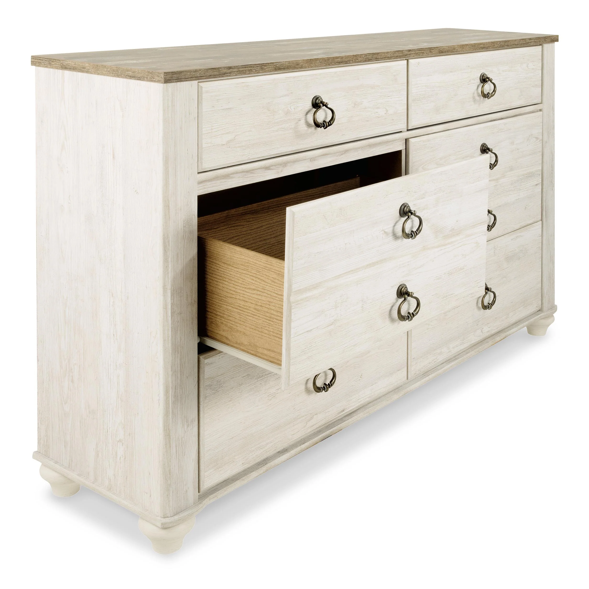 Signature Design by Ashley Willowton 6-Drawer Dresser B267-31 - Image 2