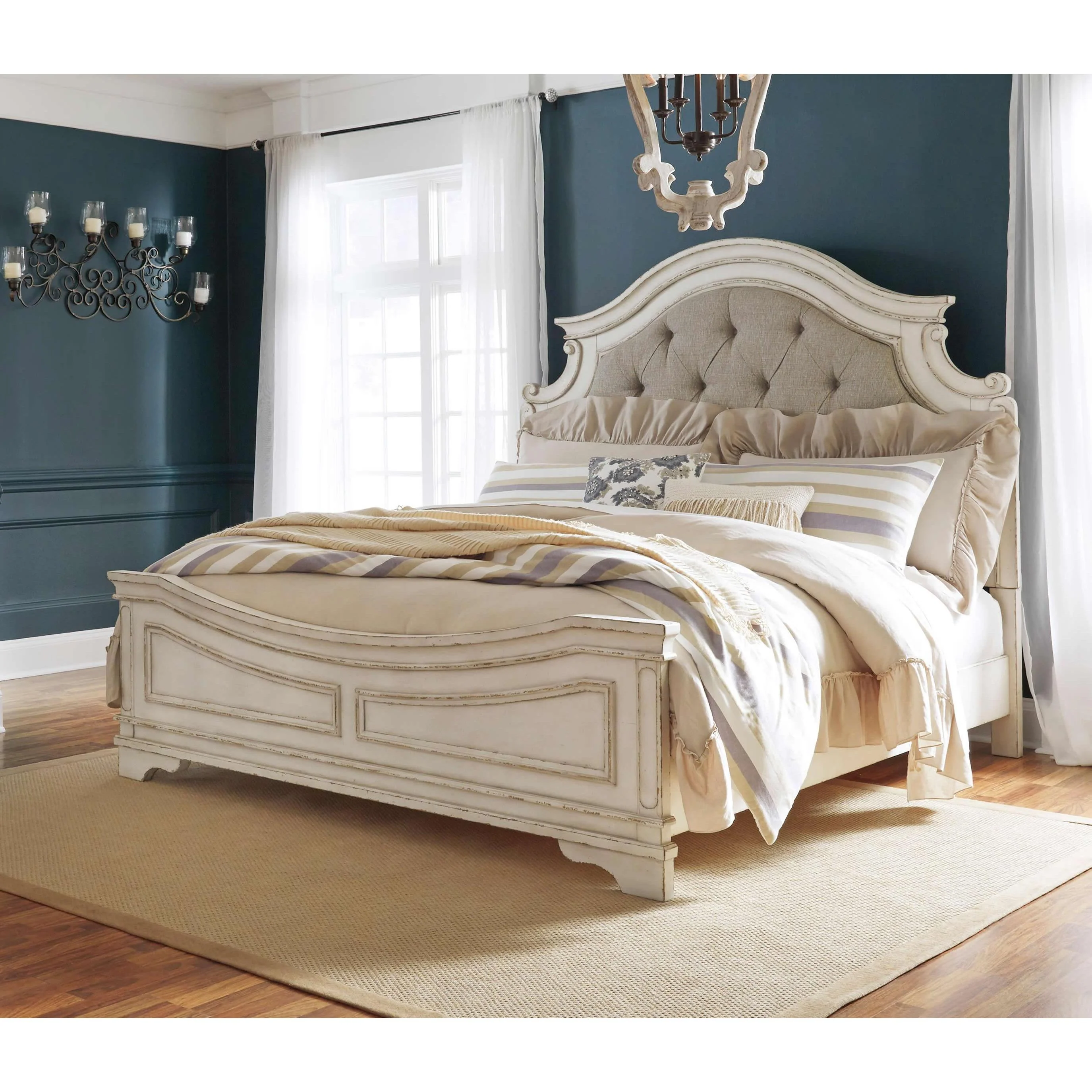 Signature Design by Ashley Realyn B743B49 7 pc Queen Panel Bedroom Set - Image 3