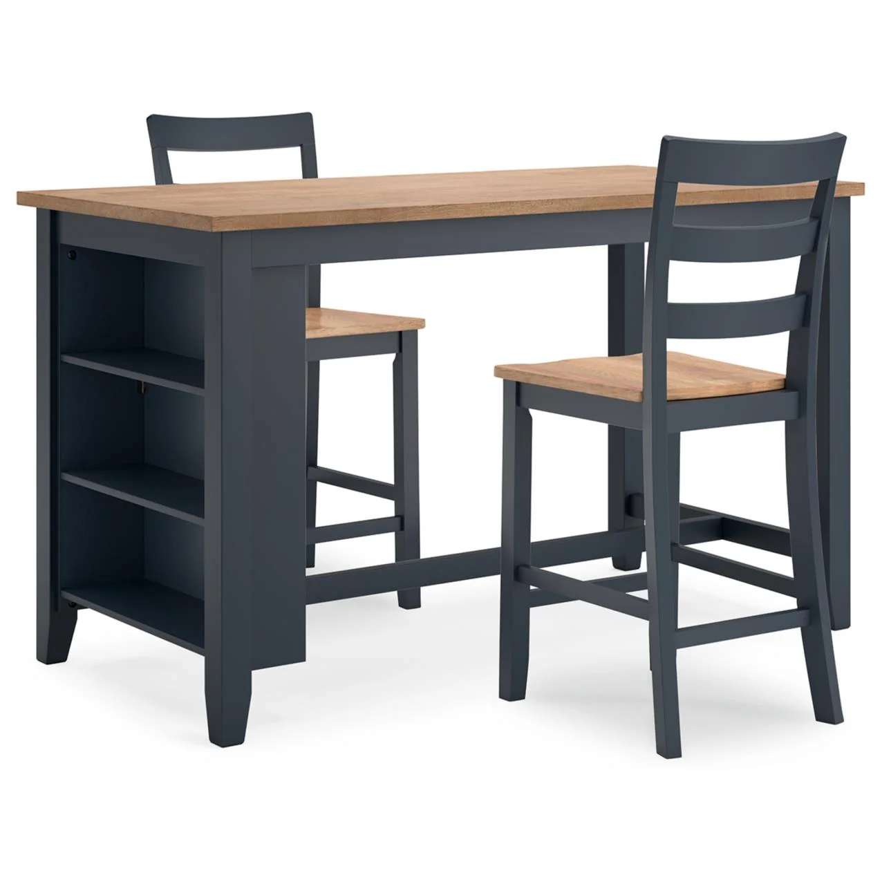 Signature Design by Ashley Gesthaven D399D3 3 pc Counter Height Dining Set - Image 1