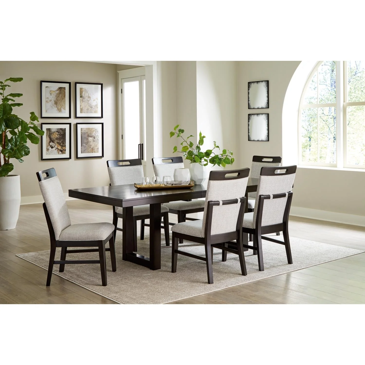 Signature Design by Ashley Neymorton D618D2 7 pc Dining Set - Image 1