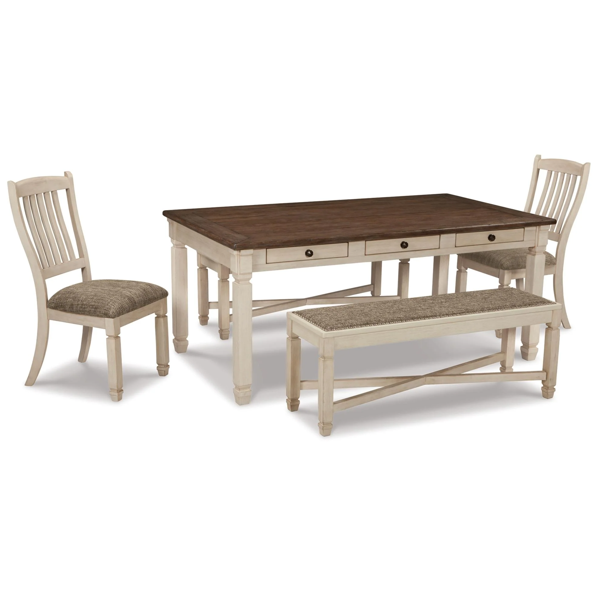 Signature Design by Ashley Bolanburg D647D7 5 pc Dining Set - Image 1