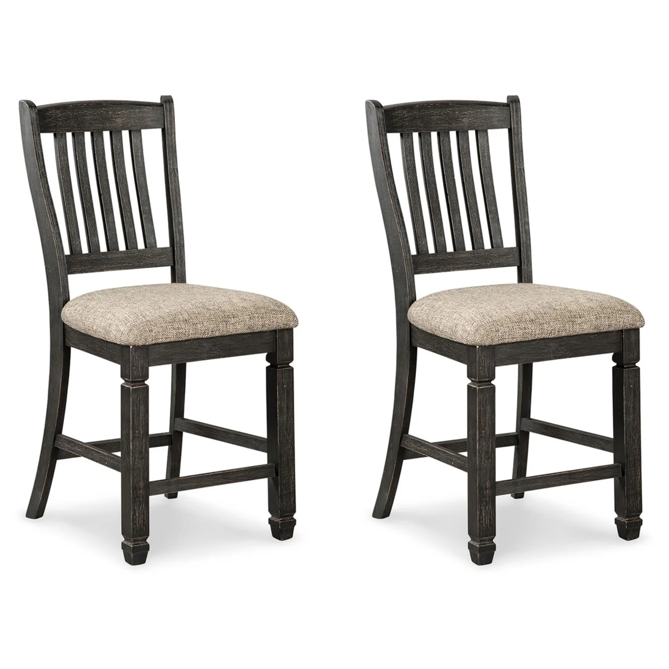 Signature Design by Ashley Tyler Creek D736D14 3 pc Counter Height Dining Set - Image 3